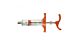 Ardes spuit 20 ml adjustable, met o-ring luer lock punt.