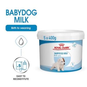 Royal Canin babydog melkpoeder voor jonge dieren. Ook geschikt voor kittens. De verpakking is veranderd, maar de samenstelling niet. 